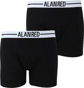 Alan Red Boxershort Zwart 2Pack - maat S