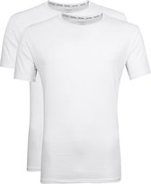 Calvin Klein T-Shirt O-Neck Wit 2-pack - maat XL