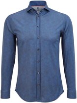 Desoto Overhemd Strijkvrij Donkerblauw Oxford - maat 3XL