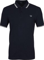 Fred Perry Polo Navy White - maat S