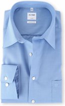 OLYMP Luxor Shirt Blauw Comfort Fit - maat 46