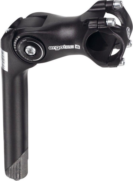 Ergotec Stuurpen Octopus 2 Tube 25.4/31.8 180/90 Zwart van Ergotec — afbeelding 2