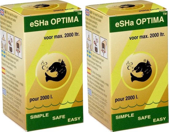 Esha Optima - Vis - Voor conditie en weerstand - 2 x 20 ml