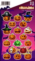 stickervel Halloween Pumpkin junior 19 x 11 cm PVC