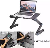 Opvouwbare Laptoptafel -Laptop standaard - Laptop bureau - Verstelbare bureautafel - Draagbare laptop stand (Anti-Slip)