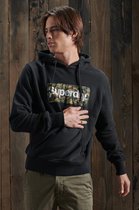 Superdry Trui Cl Camo Hood M2010629a Black  Mannen Maat - XL