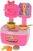 speelset keuken junior roze 20-delig