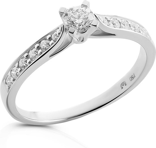 Orphelia RD-3929/1/60 - Ring - Or 18 kt - 0,4 ct - 19,00 mm / taille 60