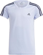 adidas Designed 2 Move Sportshirt - Maat 164  - Meisjes - heel lichtpaars - donkerblauw