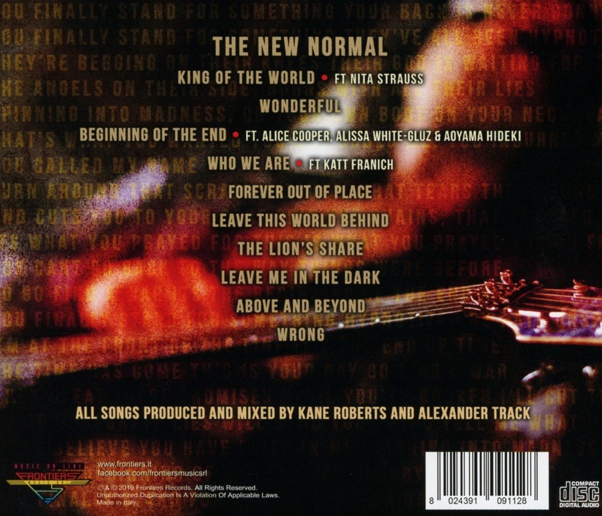 Kane Roberts The New Normal Cd Kane Roberts Cd Album Muziek