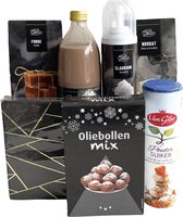 cadeaupakket Happy New Year  - kerstpakket - cadeaupakket - borrelpakket - cadeau voor man - cadeau voor vrouw -eten - koffie - chocolade - cadeau - verjaardag - thee - giftset - oud en nieuw