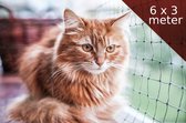 Kattennet Premium - 600 x 300 CM - Kattennet Voor Balkon - Transparant -  Veiligheidsnet  -  Kattennet voor Balkon of Tuin - Balkon net - Kattenbeschermnet - Katten Net