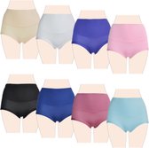 Dames hoog slips 8 pack XXL 44-52