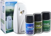 Ona Mist Dispenser Set - Luchtverfrisser automatisch - Luchtverfrisser woonkamer - toilet - Geurverstuiver - Geurverspreider