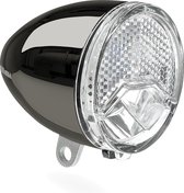 AXA LED Koplamp 606 Fietsverlichting - E-bike 6-48V - 15 Lux - Chrome