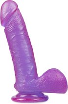 Crystal Jellies - 7 Inch Ballsy Cock With Suction Cup - Sextoys - Dildo's  - Dildo - Dildo Normaal