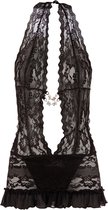 Kanten Jurkje - Zwart - Sexy Lingerie & Kleding - Lingerie Dames - Dames Lingerie - Sexy Jurkjes