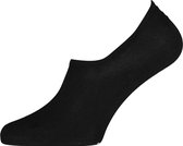 Tommy Hilfiger damessokken Footie (2-pack) - onzichtbare sneakersokken katoen - zwart - Maat: 39-42