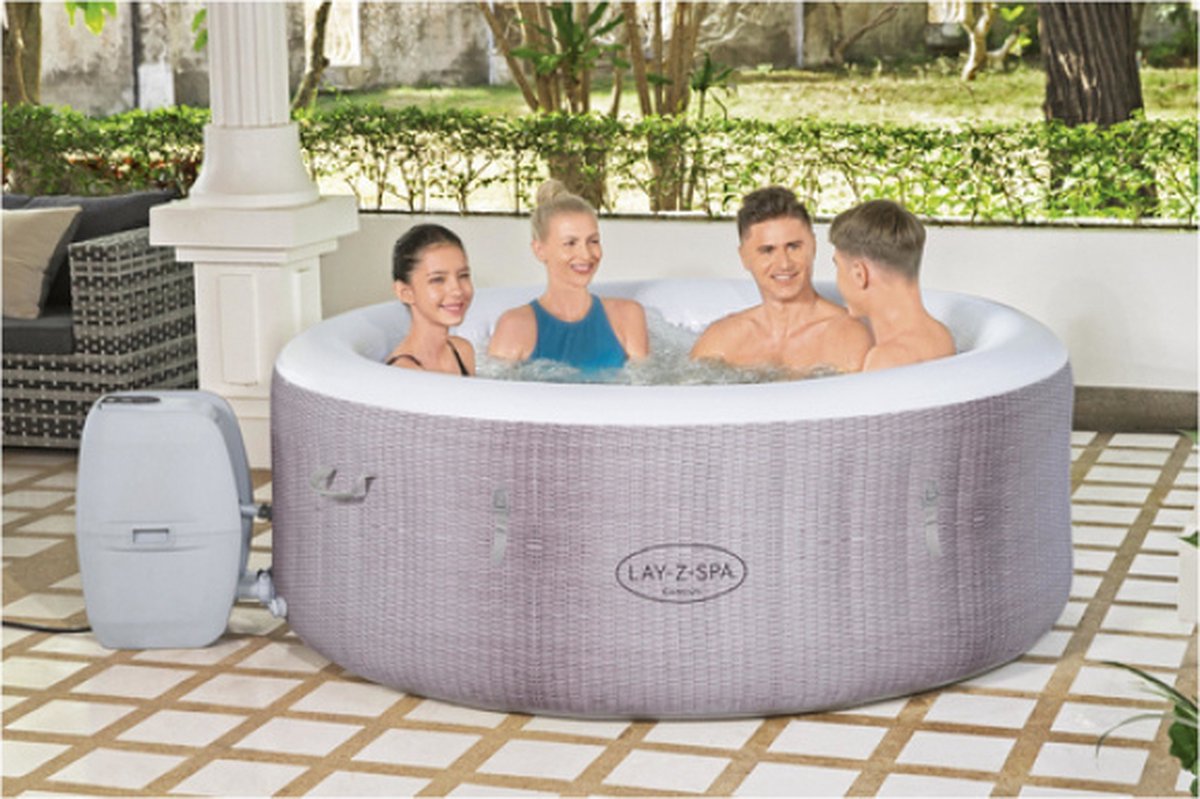 Lay-Z-Spa Cancun AirJet opblaasbare spa - 2 tot 4 personen - Ø 180 x 66 cm