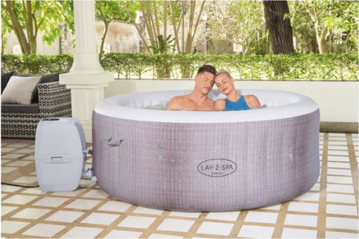 Lay-Z-Spa Cancun AirJet opblaasbare spa - 2 tot 4 personen - Ø 180 x 66 cm