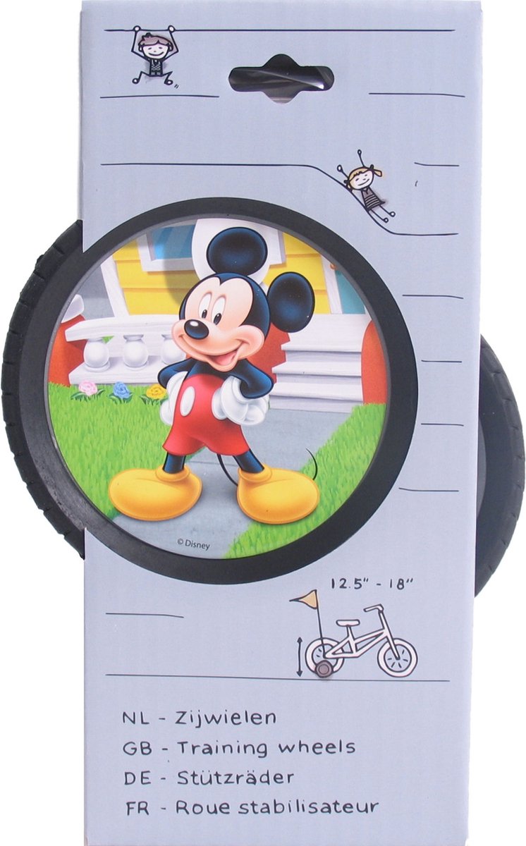 Widek Zijwielen Training Wheels - Mickey for Kids