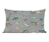 Coussins décoratifs - Oreillers Salon - 60x40 cm - Chambre d'Enfant - Dinosaurus - Zwart - Garçons - Filles - Enfants
