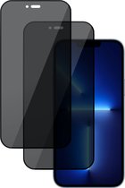 2x Privacy Screenprotector geschikt voor Glas voor Apple iPhone 13 Mini - Beschermglas Screen Protector Glas