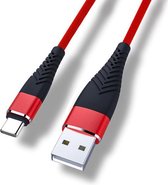 Cablebee oplaadkabel / USB kabel voor Nintendo Switch / Switch Lite rood - 1 meter