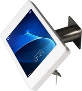 Tablet wandhouder Fino voor Samsung Galaxy Tab A 10.5 – wit/RVS – camera bedekt