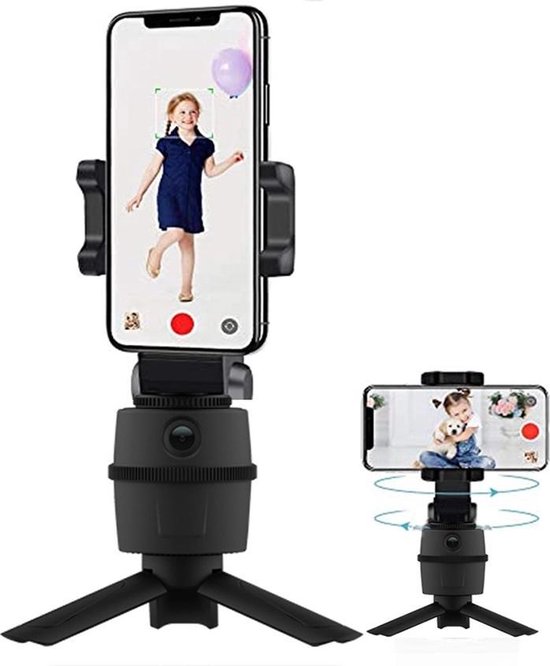 Draaibare AI-camera - Smart Shooting - Auto object - Face Tracking - Tri-pod - Telefoonhouder