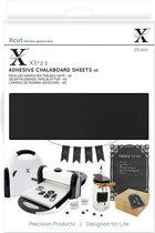 DoCrafts Xcut Xtra's A5 adhesive chalkboard sheets 20 stuks XCU 174402