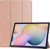 Samsung Galaxy Tab S7 Plus (2020) Smart Tri-Fold Book Case - Rose Goud