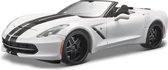 2014 Corvette Stingray (Wit) 1/24 Maisto - Modelauto - Schaalmodel - Model auto - Miniatuurauto - Miniatuur autos