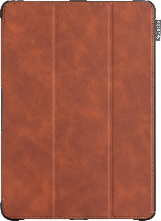 Gecko Covers Rugged Cover Bookcase iPad 10.2 (2019 / 2020 / 2021) tablethoes - Bruin