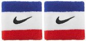 Nike Swoosh - Zweetband Blauw/Wit/Rood