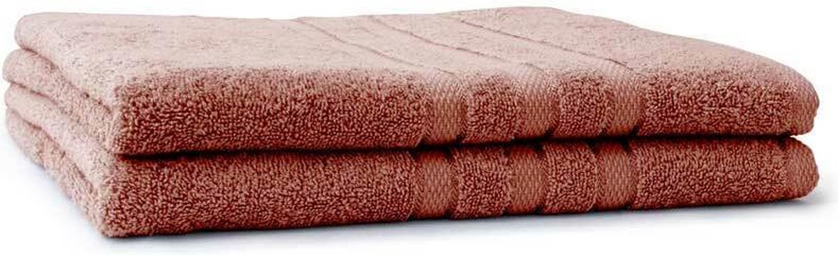 LINNICK Pure Handdoeken Set - Douchelaken - 100% Katoen - Rose - 70x140cm- Per 2 Stuks