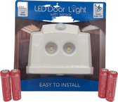 LED lamp met bewegingssensor inclusief batterijen - Buitendeur verlichting- Garageverlichting - oprit verlichting - Nachtverlichting - Thuiskom verlichting - Verlichting in de tuin - anti-die
