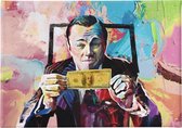 Wolf Of Wall Street Canvas Schilderij