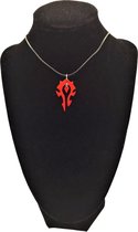 World of Warcraft, Horde Ketting, Hanger Rood, Alliance, Azeroth, WoW, Blizzard, Battle for Azeroth, For The Horde, Orcs,  Videogame, Gamer