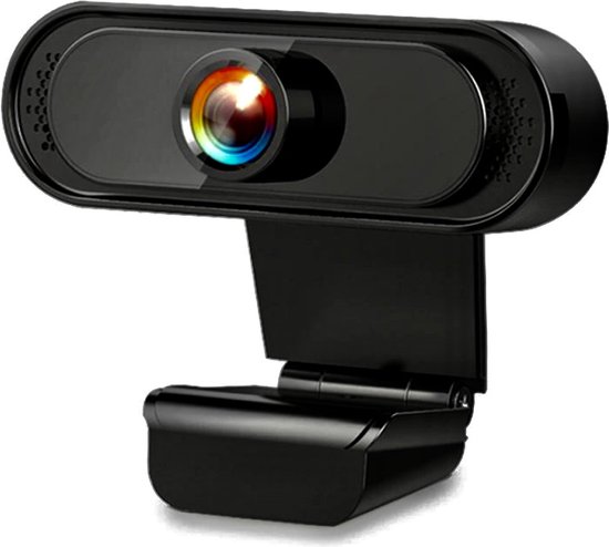 Webcam voor PC HD 1080P | Ingebouwde microfoon| Mac, Windows, HP, Lenovo, Dell| USB2.0 aansluiting| 1920x1080 resolutie camera - Merkloos