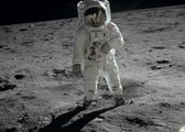 Poster Maanlanding - Astronaut op de maan - Buzz Aldrin & Neil Armstrong - Large 50x70