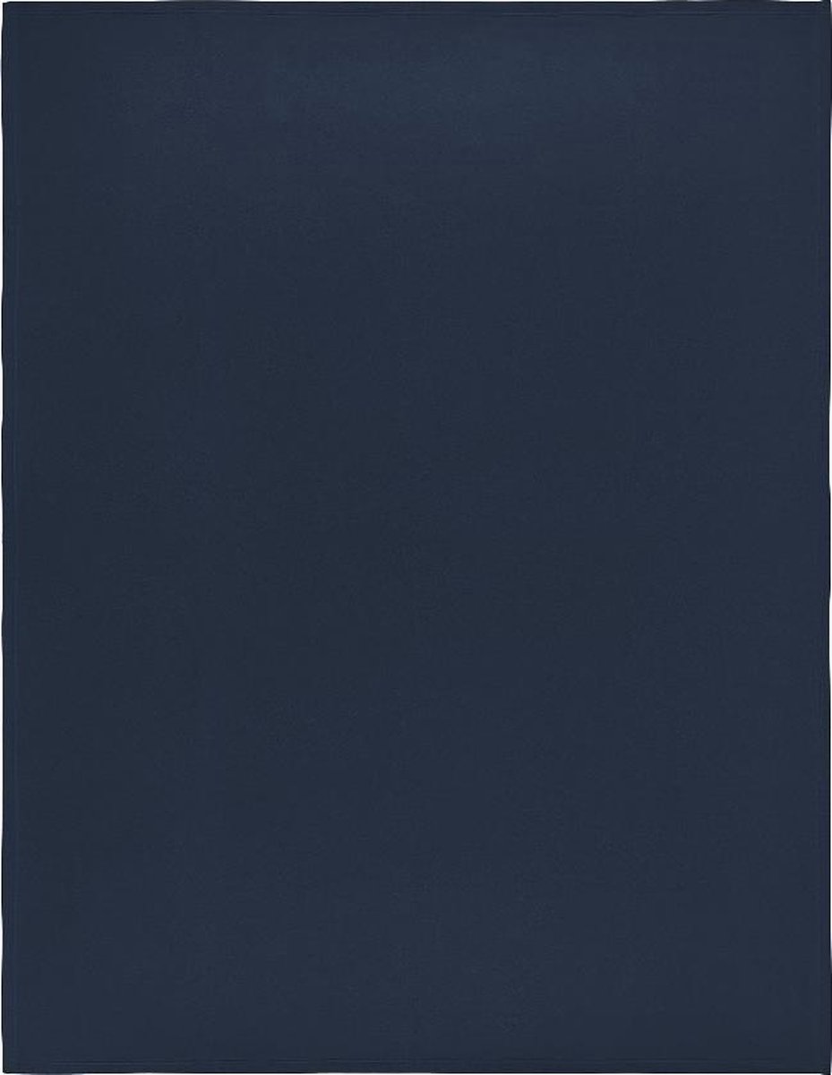 James & Nicholson XXL Fleece Plaid Navy 150x200cm