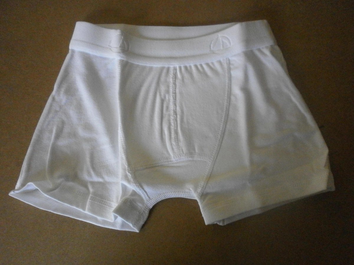 Petit Bateau - Jongens - 2 pack - Boxershort - Wit - 2jaar 86