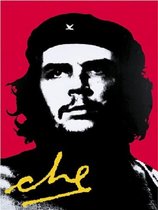Che Guevara .   Metalen wandbord 30 x 40 cm.