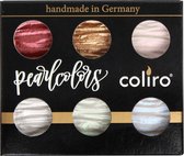 Finetec – Coliro Set met 6 Pearl Colors and Shimmer-Pearl Colors Ø 23mm (M600S)