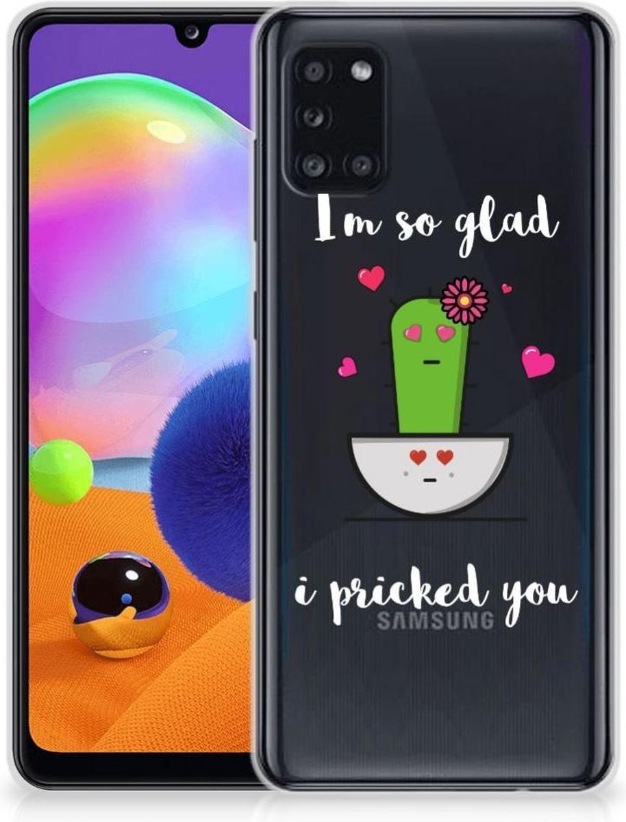 Samsung Galaxy A31 Telefoonhoesje met Naam Cactus Glad