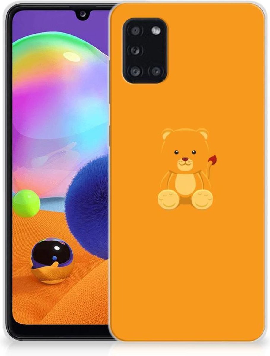 Samsung Galaxy A31 Telefoonhoesje met Naam Baby Beer