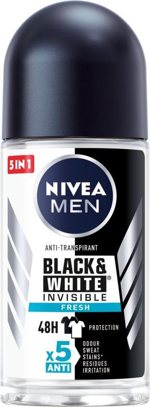 Nivea Men Deodorant Deoroller Invisible Black And bol.com