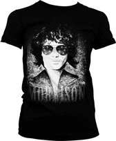 The Doors Dames Tshirt -L- Jim Morrison - America Zwart