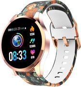 Belesy® BQSiRg2 Rozen - Limited edition - Smartwatch - Rosé goud - Cadeau